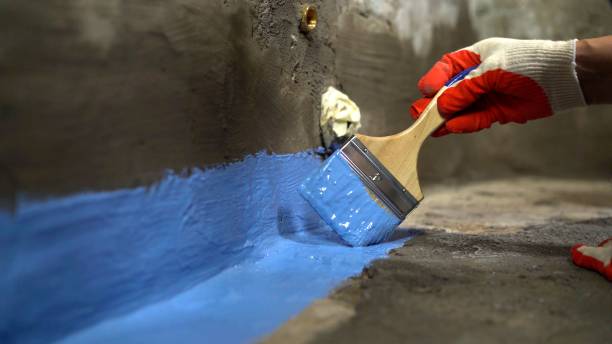 Commercial Emergency Waterproofing project at a Alamo, IN business property by SJ Waterproofing Pros